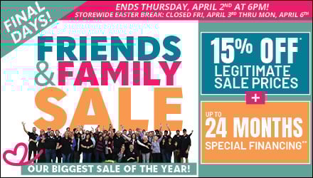 Friends & Family Deal Rotator mobile final days