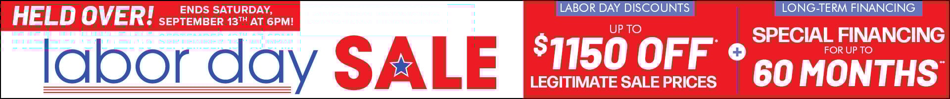 Labor Day Deal Rotator Held Over