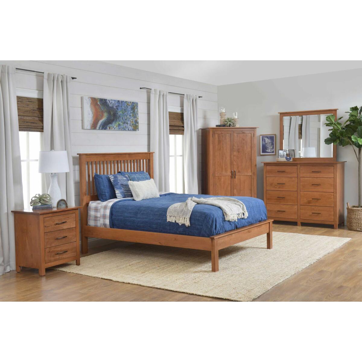 The Williamsport Bedroom Set – Handcrafted in Ohio by the Amish. Made of Real Solid Wood. Bedroom Sets Amish Made 10