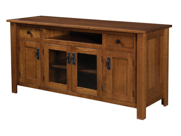1800TV60Q Entertainment Stand Entertainment Stands Amish Made