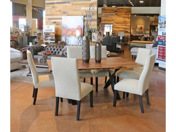 Vinton 7 Piece Ohio Amish Made- Real Solid Wood Dining Set Dining Sets Amish Made