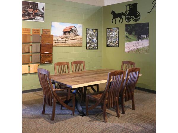 Keywest 7 Piece Ohio Amish Made- Real Solid Wood Dining Set Dining Sets Amish Made