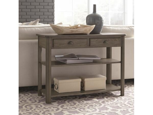 2114 Lakeland Oak Sofa/Media Console Sofa Tables Null