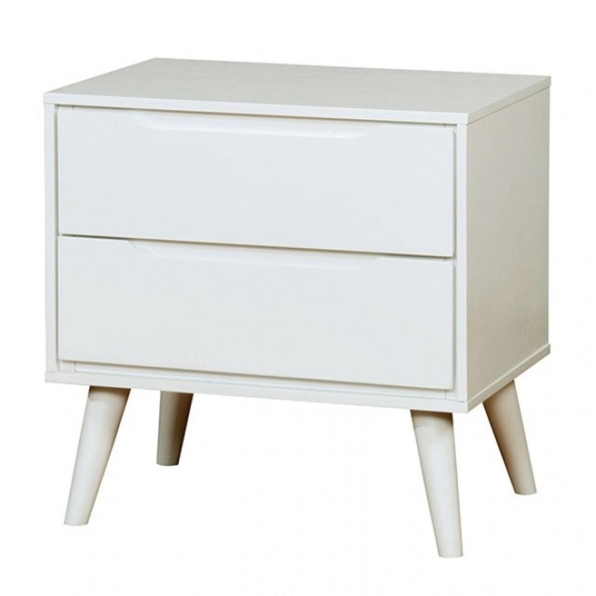 Lennart Nightstand White Nightstands Furniture of America 3 Lennart Nightstand White Nightstands Furniture of America 3