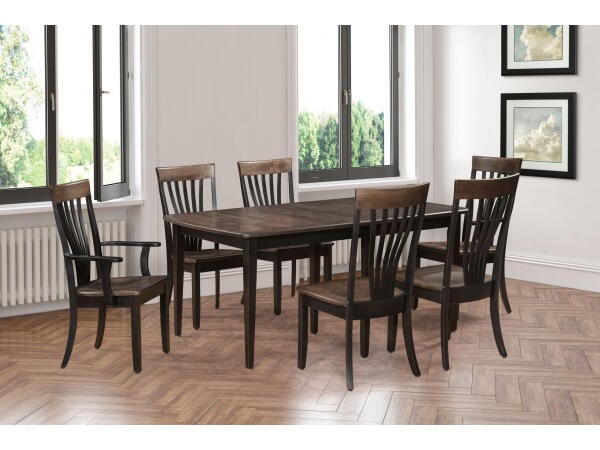 Super Size 11 Piece Ohio Amish Made- Real Solid Wood Dining Set Dining Sets Amish Made 19