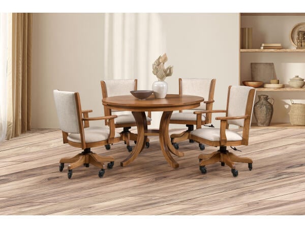 Super Size 11 Piece Ohio Amish Made- Real Solid Wood Dining Set Dining Sets Amish Made 20
