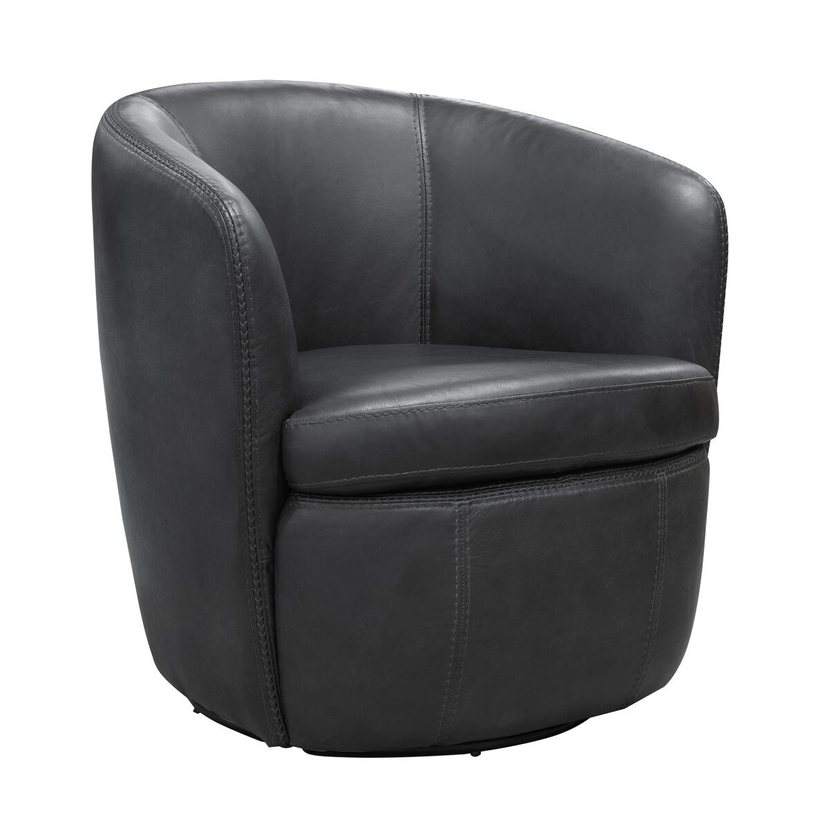 Barolo Vintage Slate Swivel Club Chair Hot Buy! Barolo Vintage Slate Swivel Club Chair - Image 1