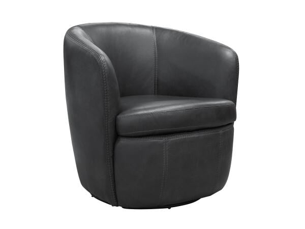 Barolo Vintage Slate Swivel Club Chair Recliners Parker Living