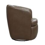Hot Buy! Barolo Vintage Brown Swivel Club Chair - Image 3