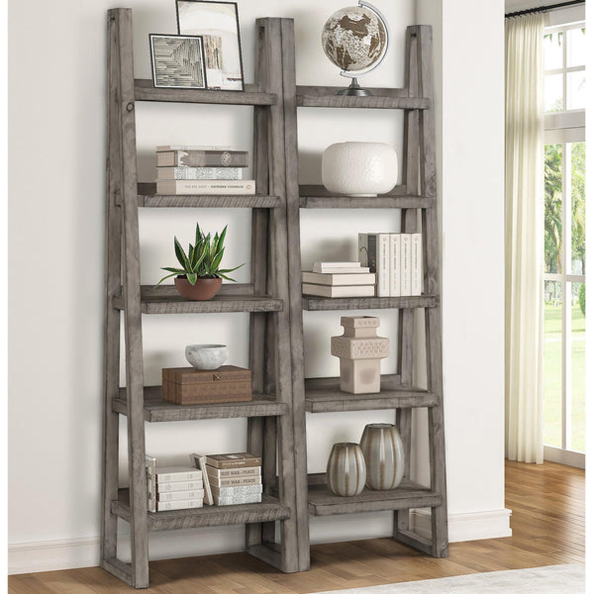 Tempe – Grey Stone Pair Of Etagere Bookcases Bookcases Parker Living 3 Tempe – Grey Stone Pair Of Etagere Bookcases Bookcases Parker Living 3