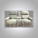 94785B Power Headrest & Lumbar Reclining Console Loveseat