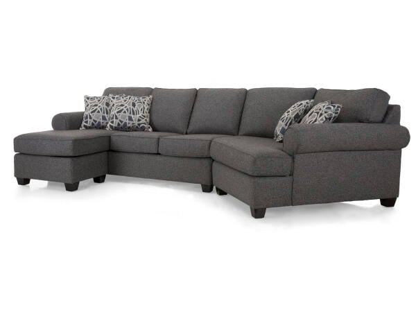 2566 Sectional with Cuddler Sectionals Customizable