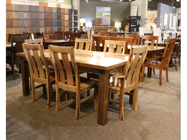 CA-2053 7 Piece Ohio Amish Made- Real Solid Wood Dining Set Dining Sets Amish Made