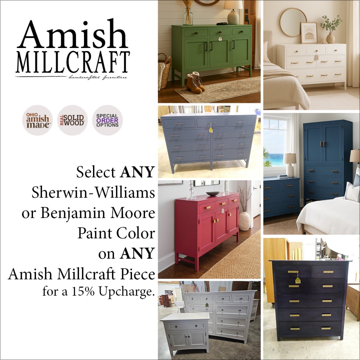 The Mountain Lodge Bedroom Sets - Handcrafted in Ohio by the Amish