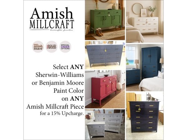 Choose Your Paint on Amish Millcraft Bedroom Sets Amish Made
