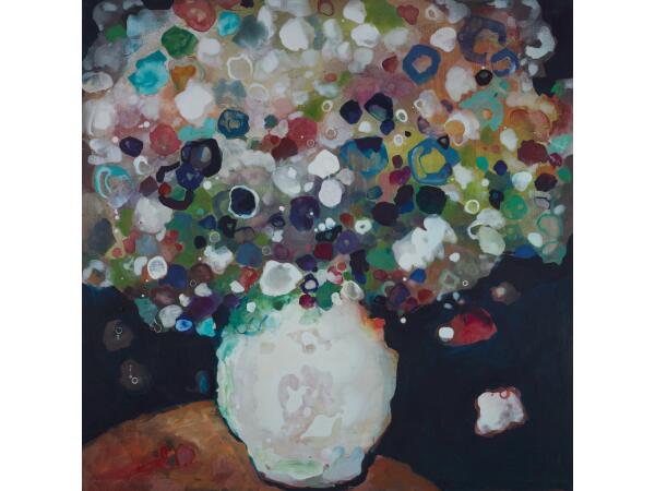 White Vase w/ GALLERY WRAP Art Artists Guild