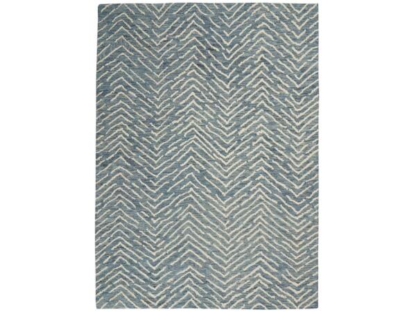 Colorado CLR02 Indigo/Ivory Rugs Customizable