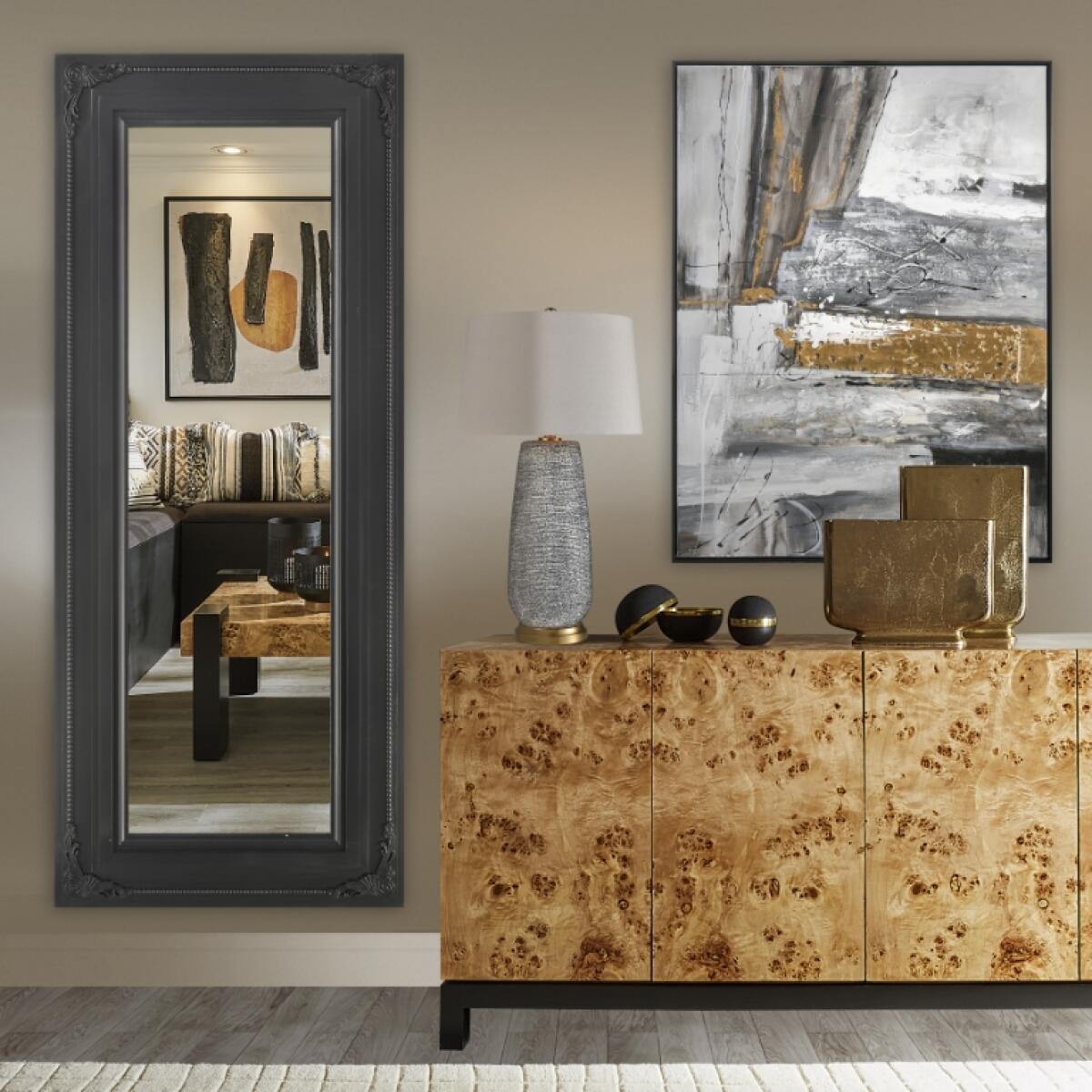 Reading in Gray Framed Wall Art Art Elk Home 8