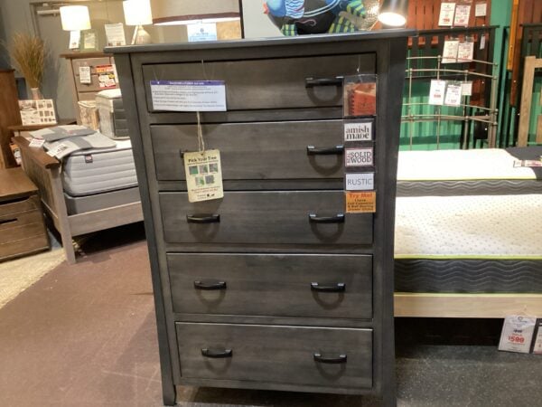 Amish Made 5 Drawer Chest Final Price Clearance