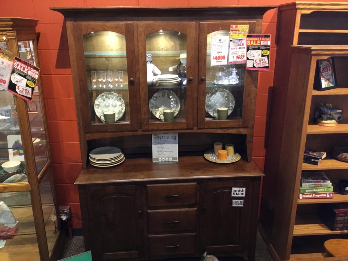 Amish Made 2PC China Cabinet Final Price Clearance 5