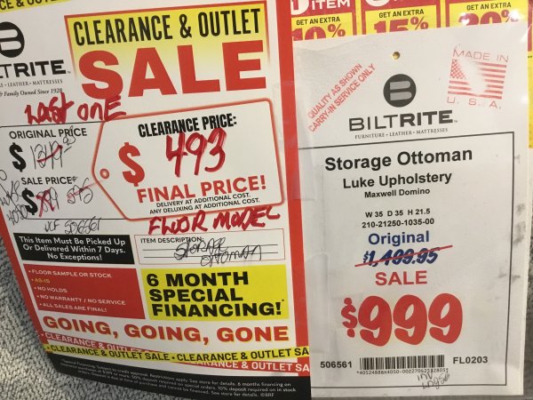 Luke Ottoman Final Price Clearance 6