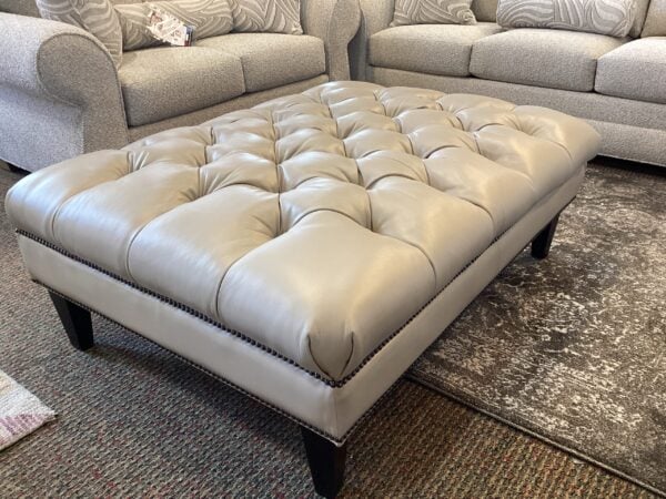 Decor-Rest Leather Ottoman Final Price Clearance