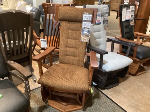 Amish Made Swivel Glider Final Price Clearance