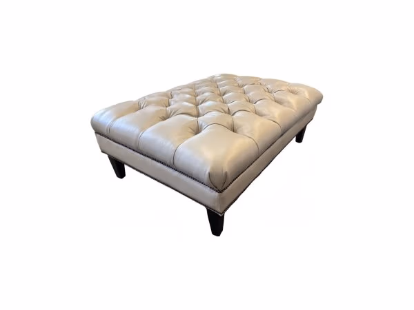 Decor-Rest Leather Ottoman Final Price
