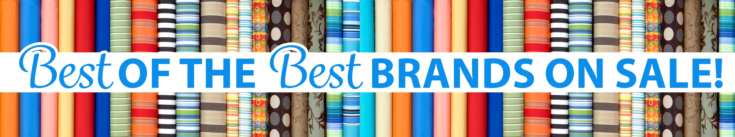 Best Of The Best Brands On Sale Banner Horizontal