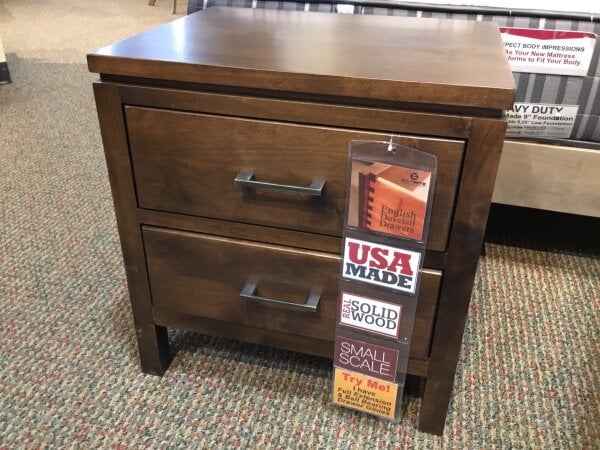 AFC 2 Drawer Nightstand Final Price Bedroom Clearance