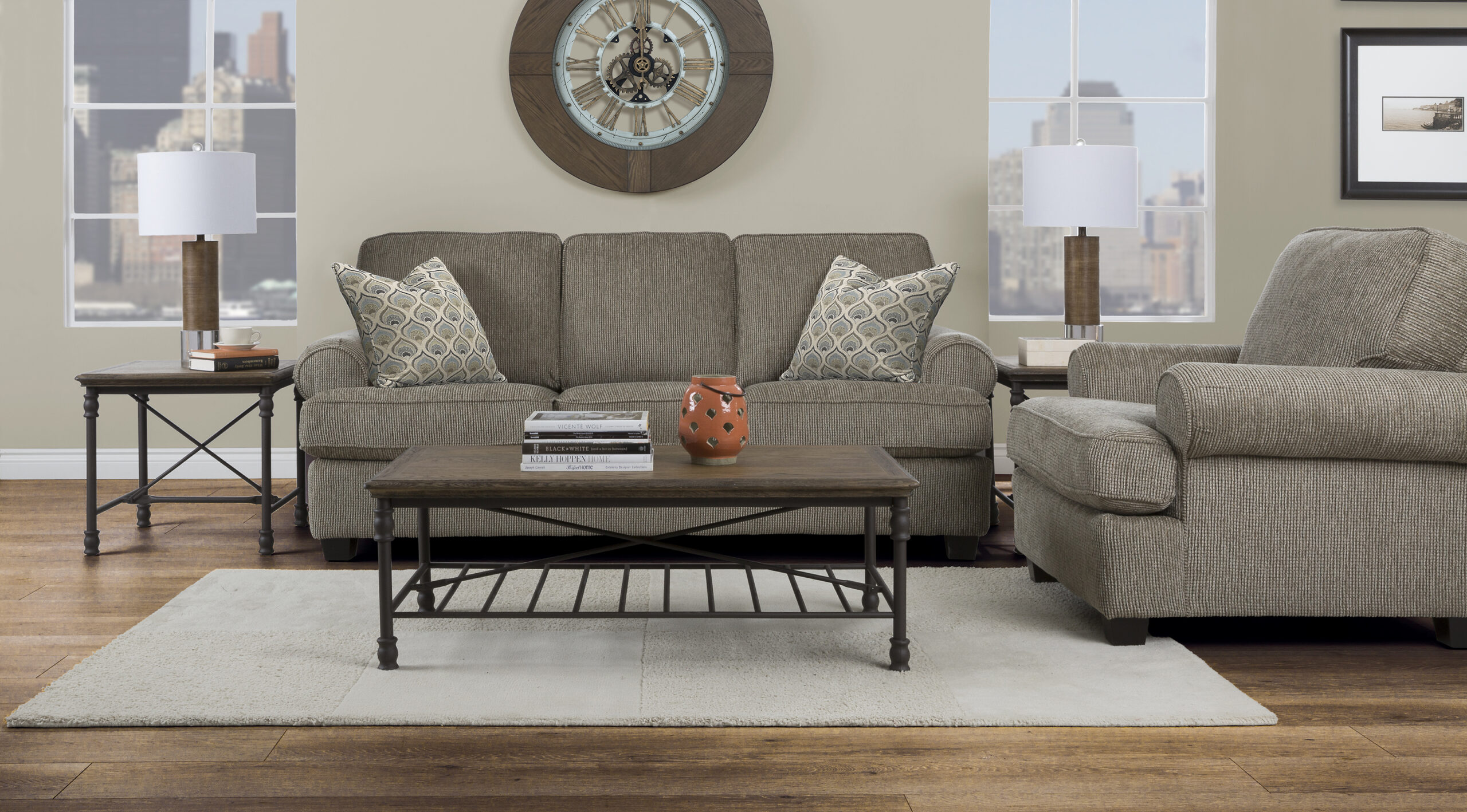 Fontana Spindle Back Side Chair Chairs & Benches Brown 14