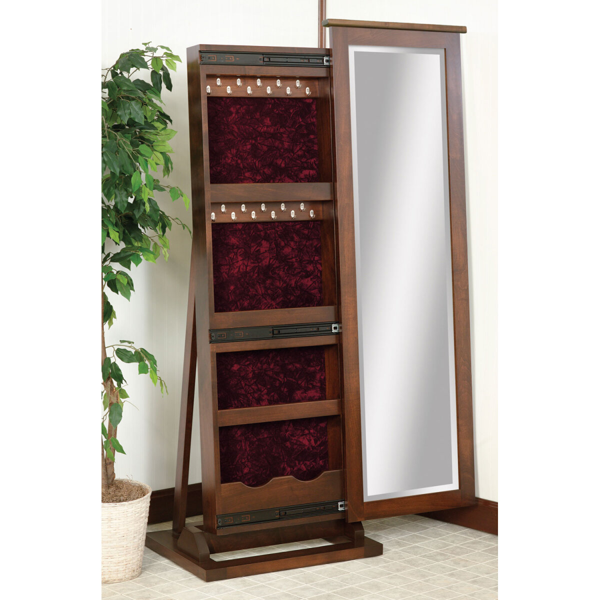 1034-101 Amish Made Jewelry Armoire Accent Furniture Amish Made 7