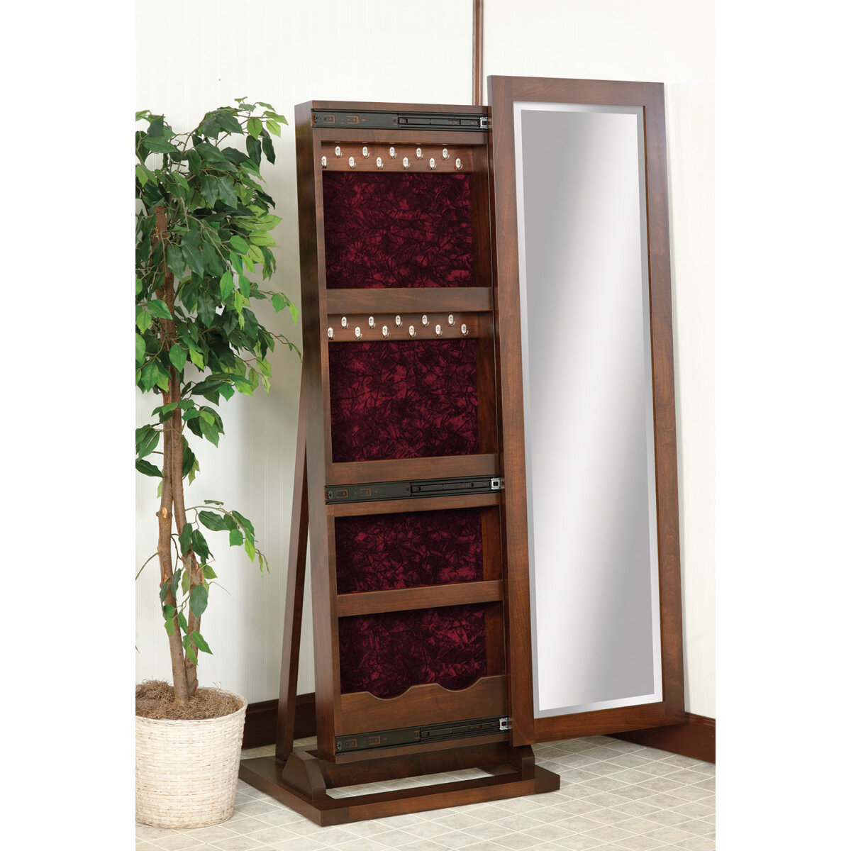 1035-101 Amish Made Jewelry Armoire Accent Furniture Amish Made 5