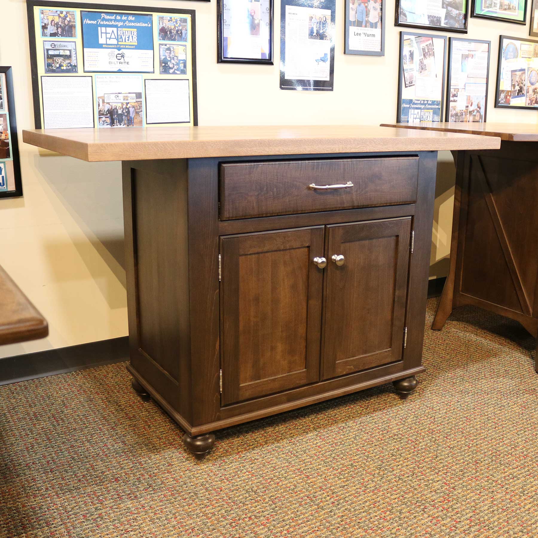 Middletown Ohio Amish Made- Real Solid Wood Island Islands Amish Made 16