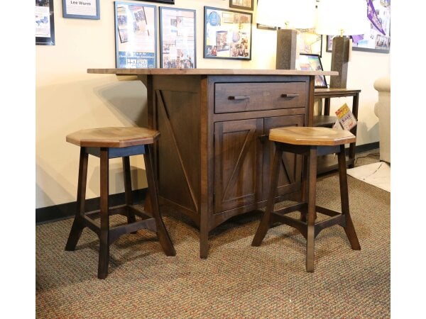 Roanoake Ohio Amish Made- Real Solid Wood Island Islands Amish Made