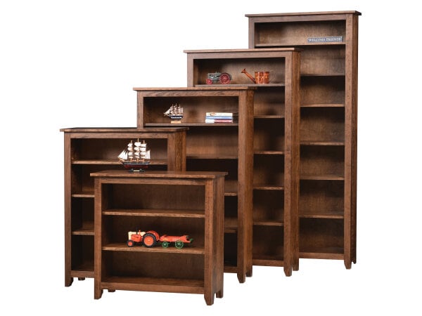 Modern Mission Amish Made Bookcase Collection Bookcases Amish Made 8