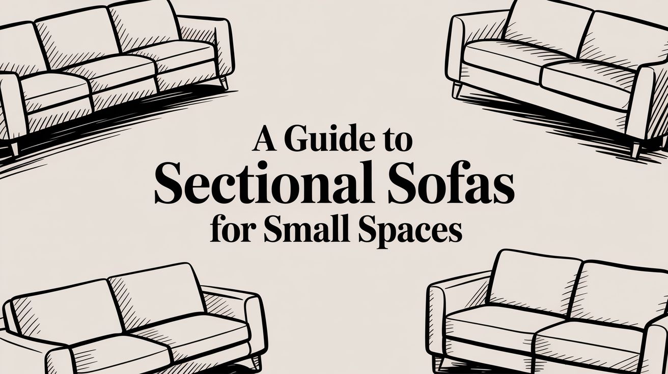 Sectional Sofas For Small Spaces Sofa Illustration