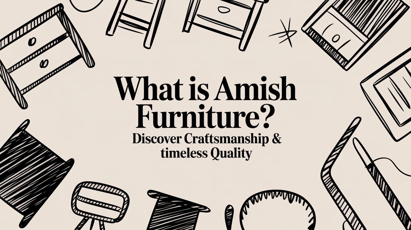 What Is Amish Furniture Furniture Drawings