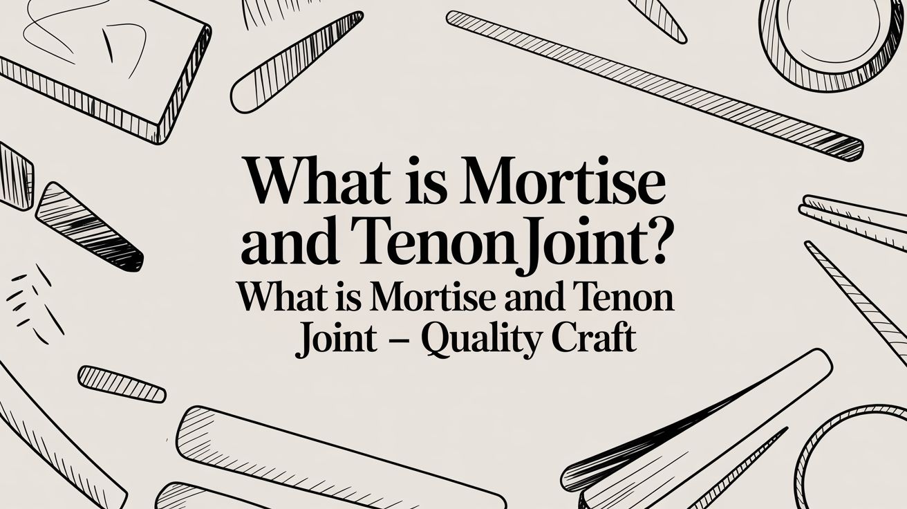 What Is Mortise And Tenon Joint Woodworking Tools