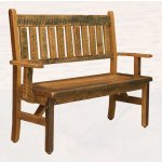 CA-522 Ohio Amish Made- Real Solid Wood Storage Bench Accent Furniture Amish Made 5