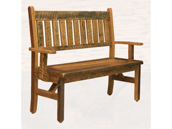 CA-522 Ohio Amish Made- Real Solid Wood Storage Bench Accent Furniture Amish Made