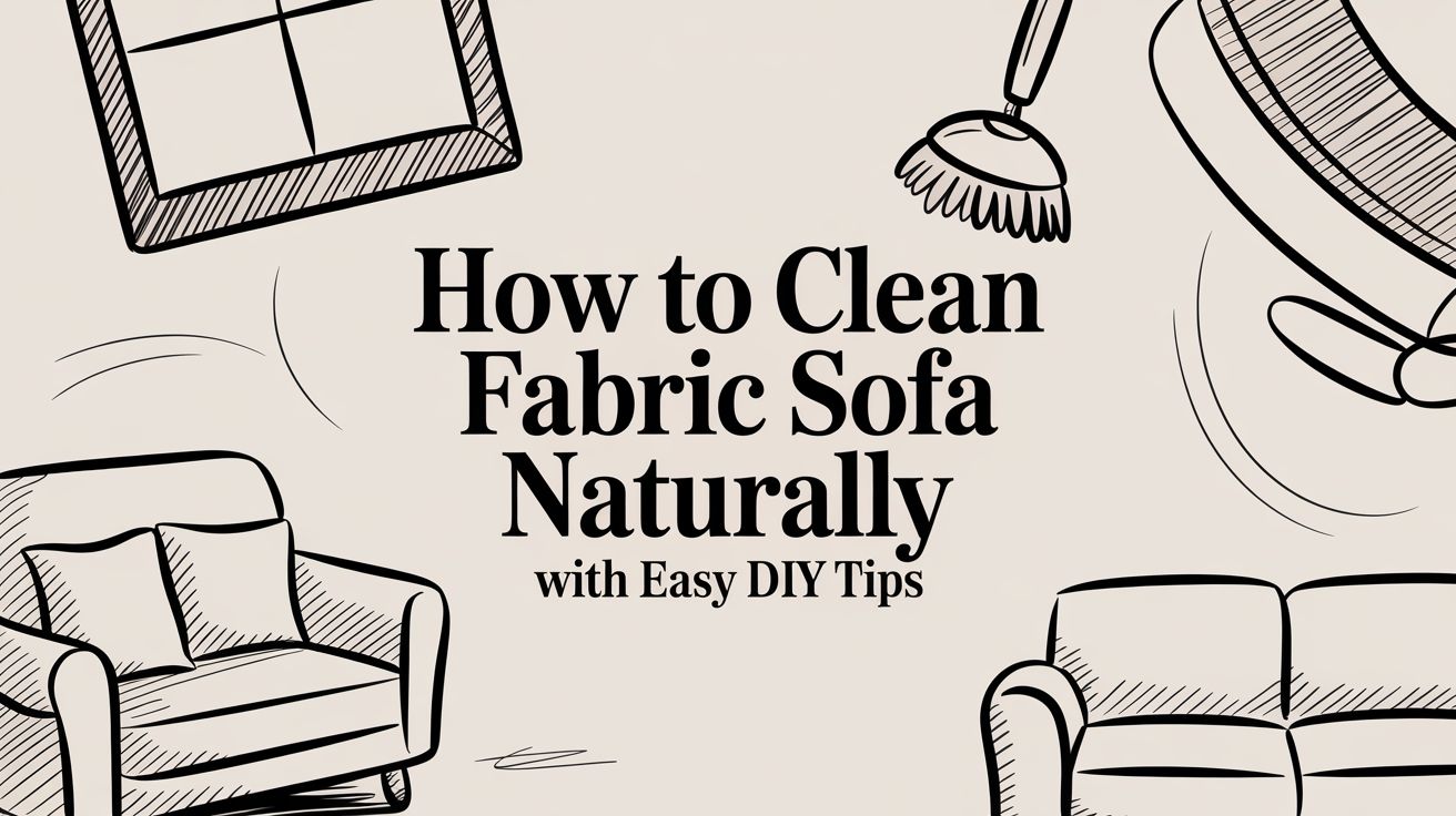 How To Clean Fabric Sofa Naturally Sofa Cleaning