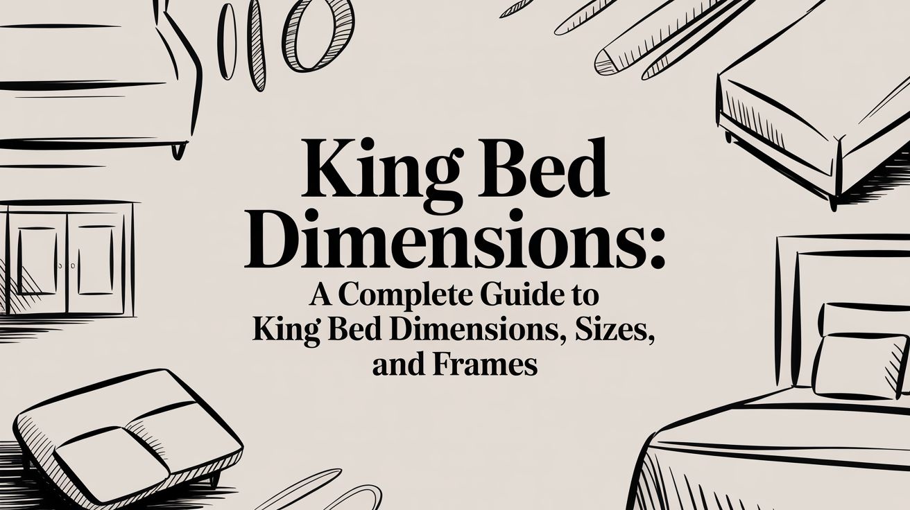 King Bed Dimensions Guide Cover