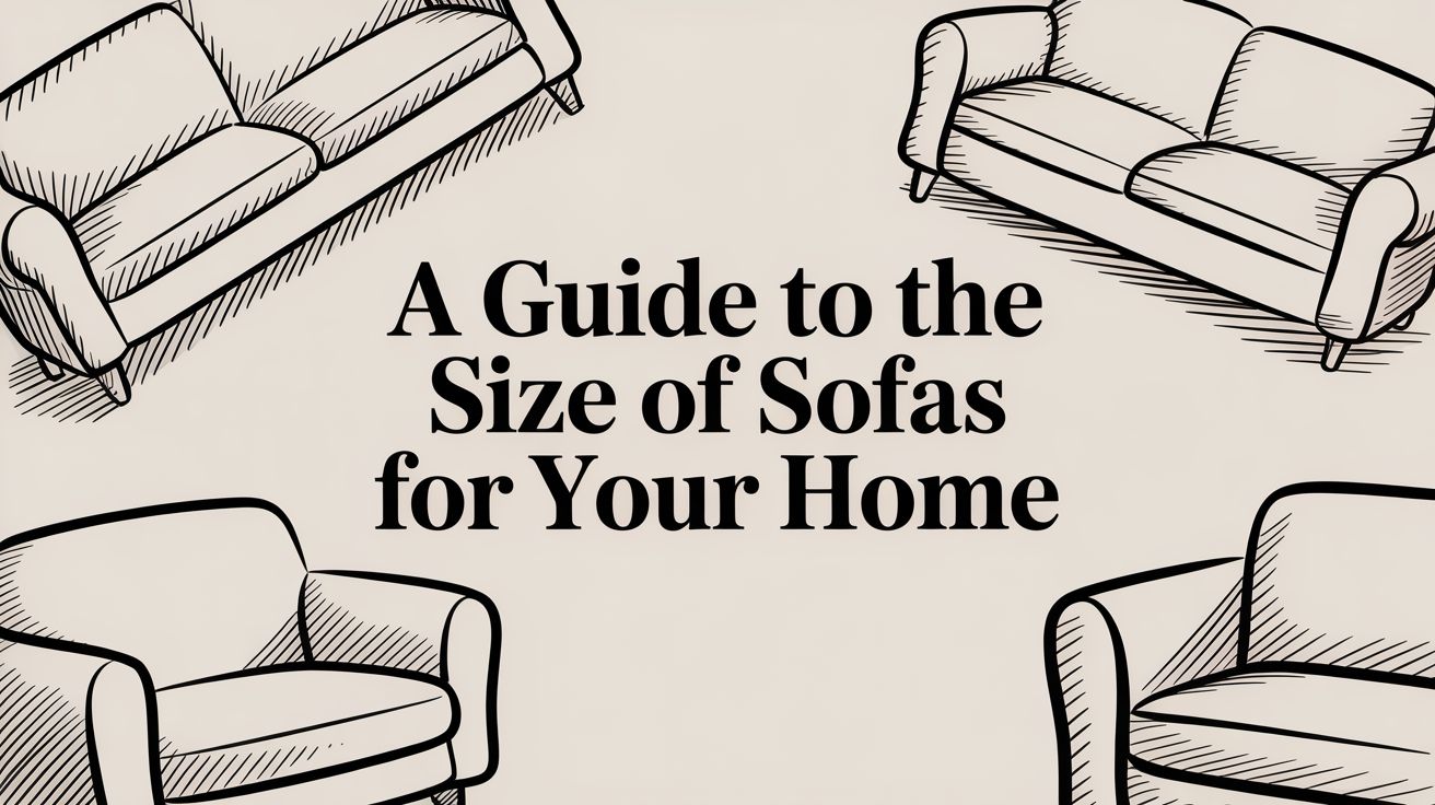 Size Of Sofas Sofa Guide