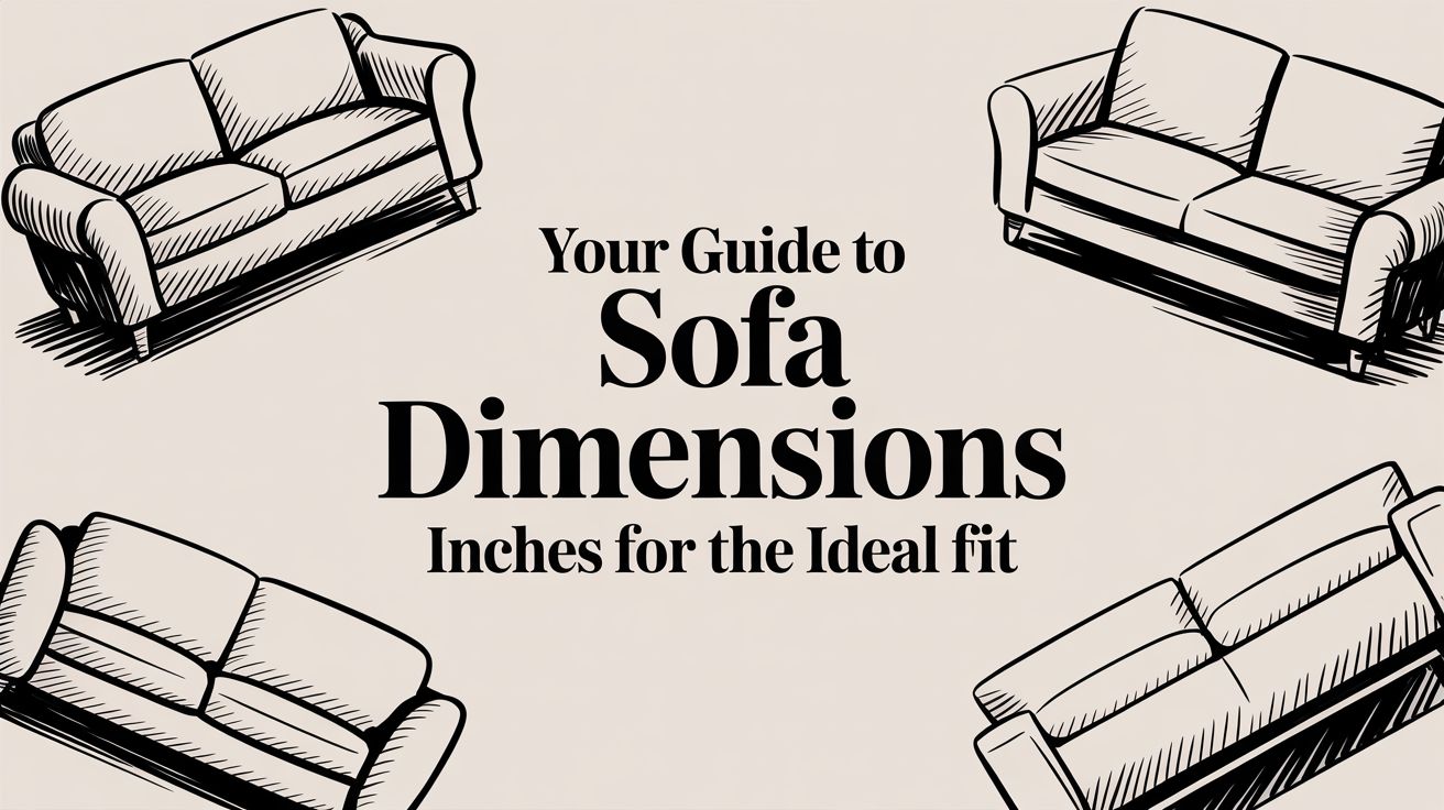 Sofa Dimensions Inches Sofa Guide