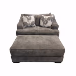 Stanton Double Chair w/ Ottoman Final Price