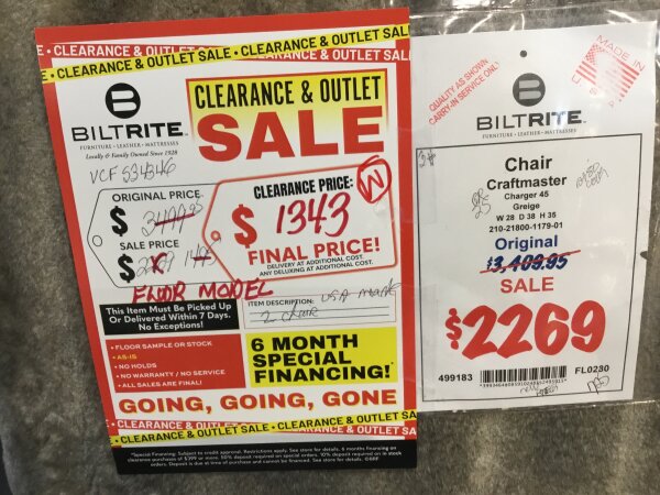Craftmaster Chair Final Price - Image 2