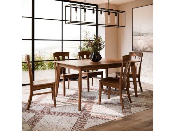 Monica 5 Piece Ohio Amish Made- Real Solid Wood Dining Set Dining Sets Amish Made