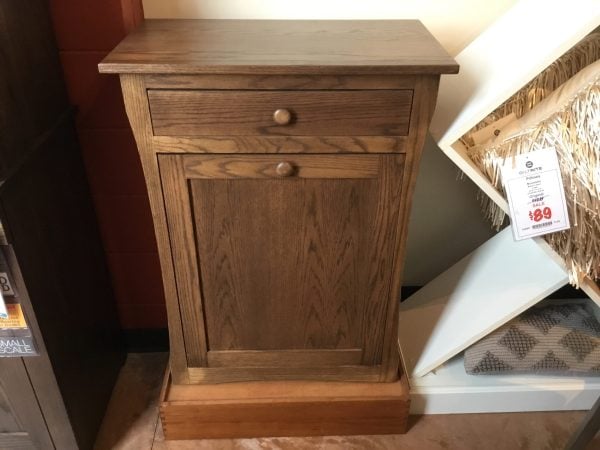 Amish Made Trash Can Final Price Clearance