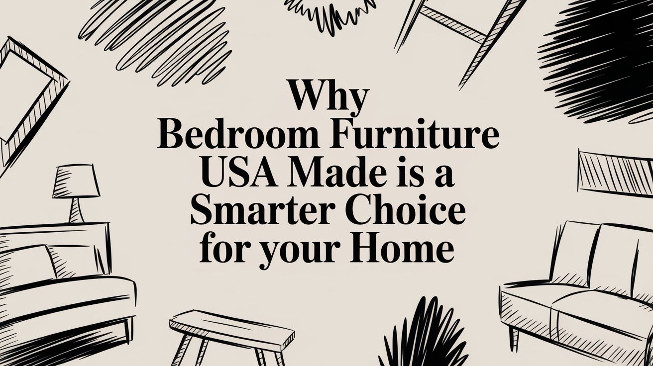 Bedroom Furniture Usa Made Furniture Sketch